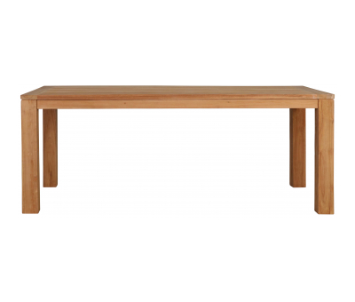 Block & Chisel rectangular outdoor teak wood dining table