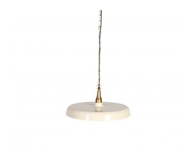 cream metal hanging pendant 