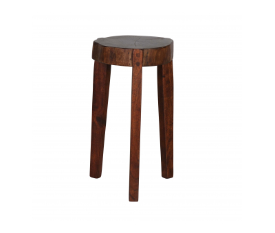 Tripod wooden stool made from acacia wood