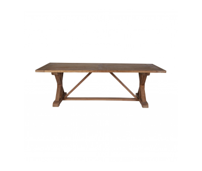 Block and chisel Elm dining table 