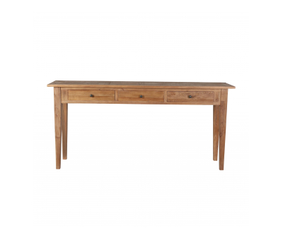 3 drawer console