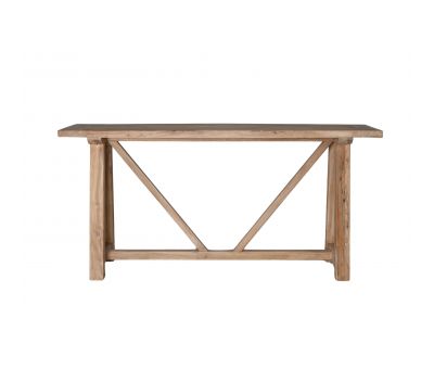 Block & Chisel rectangular recycled elm console table