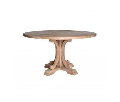 Recycled Elm round dining table 