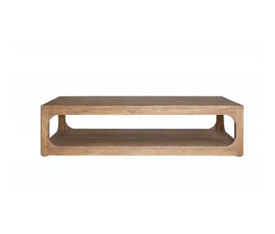 Block & Chisel rectangular recycled elm coffee table