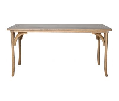 Block & Chisel rectangular oak wood dining table