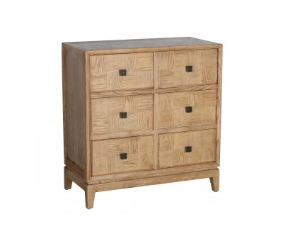block and chisel 6 drawer chest of drawers