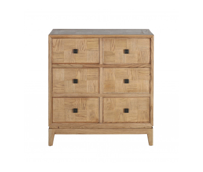 block and chisel 6 drawer chest of drawers