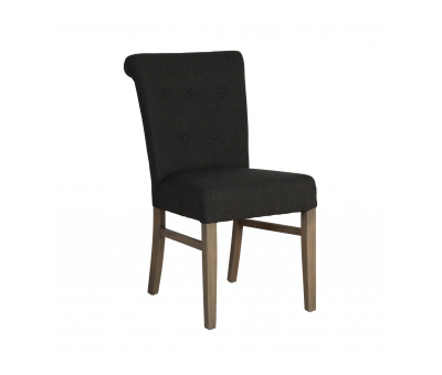 Block & Chisel charcoal upholstered dining chair