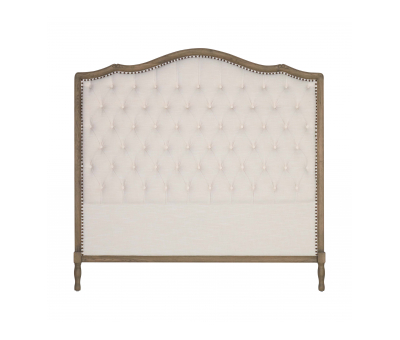 French style queen headboard in cream