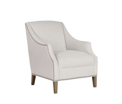 cream upholstered chair with studs Château Collection 