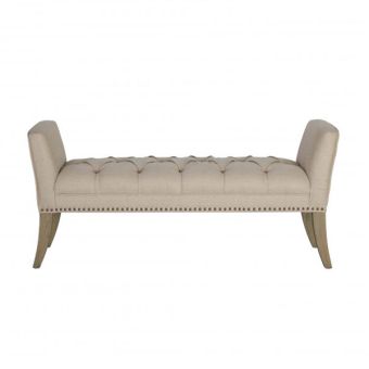 deep buttoned bedend with sides