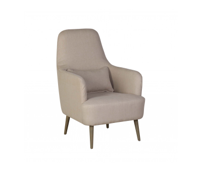 fully upholstered Emily chair in linen 
