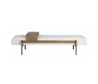 cream daybed with tray table 