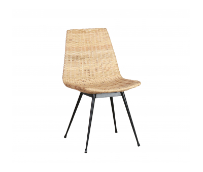 rattan and metal dining chair Westcoast collection 