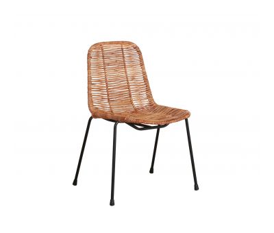rattan and metal dining chair Westcoast collection 