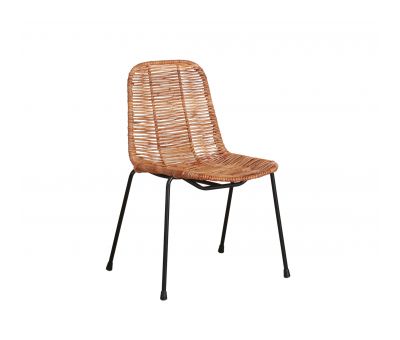 rattan and metal dining chair Westcoast collection 