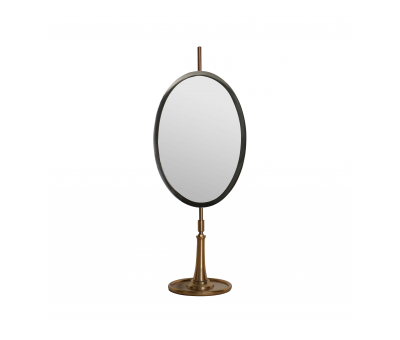 Block & Chisel oval table mirror