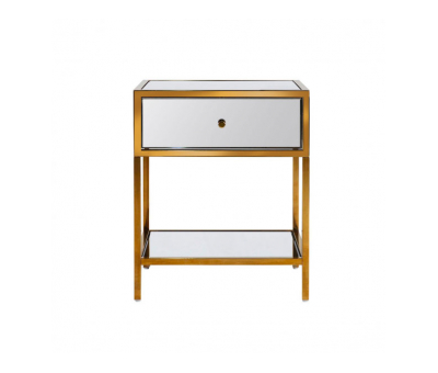 Block & Chisel mirrored bedside 