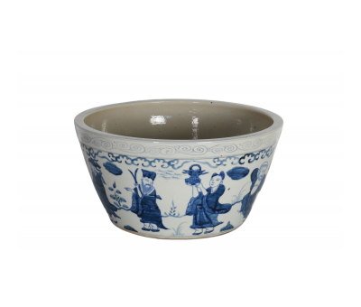 blue and white Chinese inspired bowl 