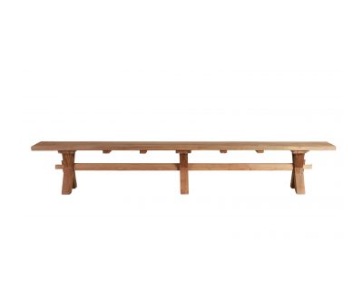 Outdoor teak bench 