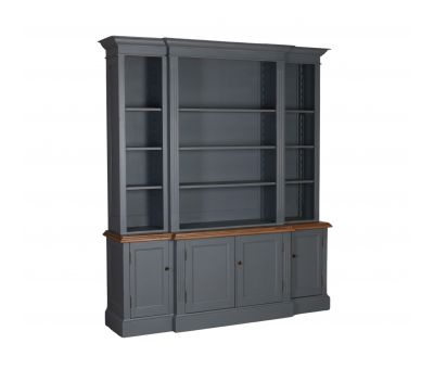 SIbley ECS breakfront bookcase chimney sweep grey 