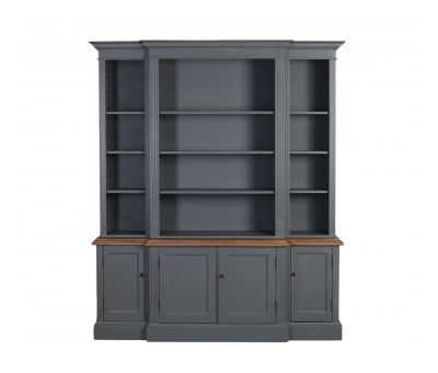 SIbley ECS breakfront bookcase chimney sweep grey 