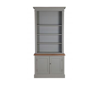 Ecs single library bookcase in biscuit 