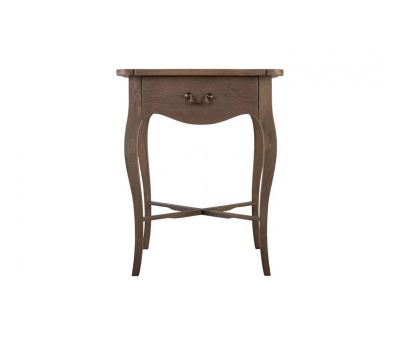 Block & Chisel french solid railway oak bedside table