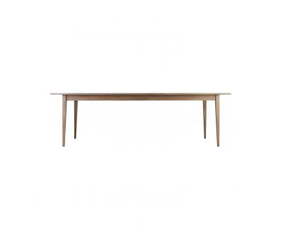 Block & Chisel rectangular solid antique weathered oak dining table