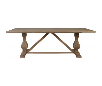 Block & Chisel rectangular dining table with vintage oak finish
