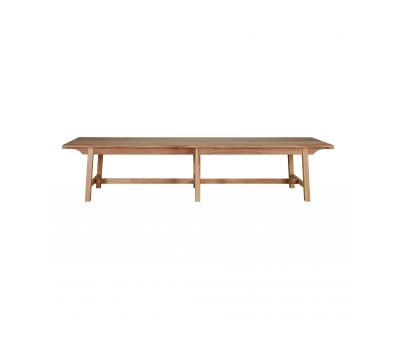 Block and chisel outdoor dining table 