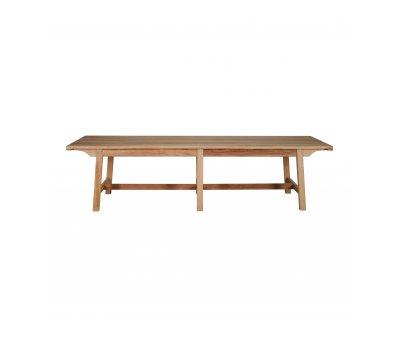 Block and chisel outdoor dining table 