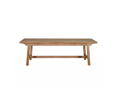 Block and chisel outdoor dining table 