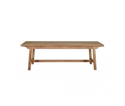 Block and chisel outdoor dining table 