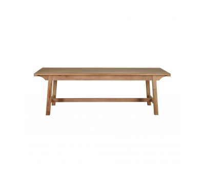 Block and chisel outdoor dining table 