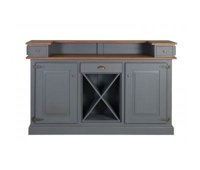 Sibley bar table in chimney sweep grey 