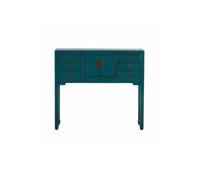 Painted console with storage 