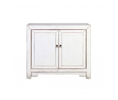 white lacquered chinese cabinet