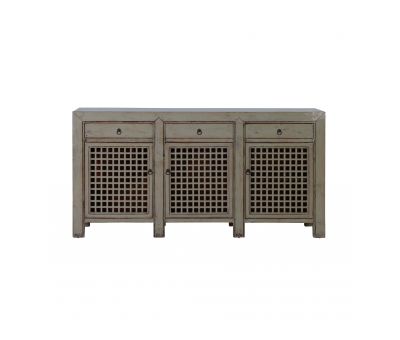 grey lacquered sideboard with storage 