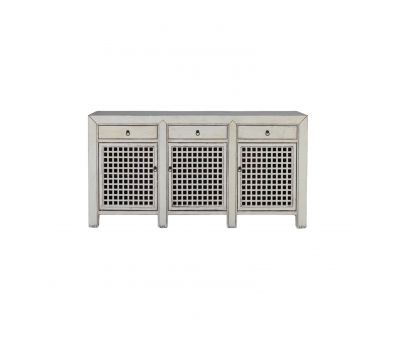 3 door lattice sideboard 