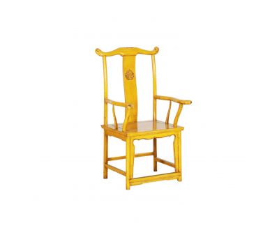 Lacquered high back chair 