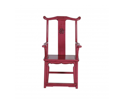 pink lacquered chinese armchair 