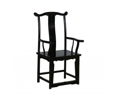 Black asian inspired chair 
