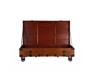 trunk style coffee table with storage