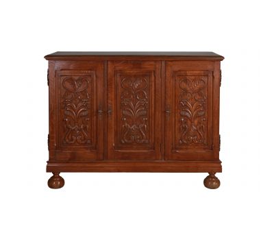 Limited edition sideboard with carvings on doors 