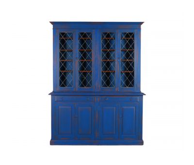 Blue painted limited edition cabinet