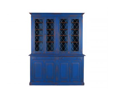 Blue painted limited edition cabinet