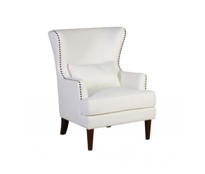 Burnley wingback chair in vanilla 