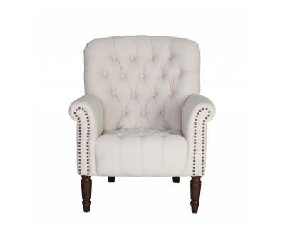 Windsor armchair in cream 