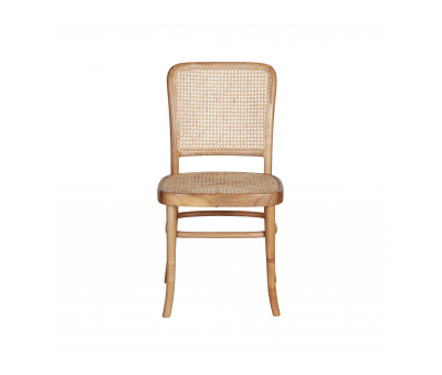 rattan seat and back dining chair 